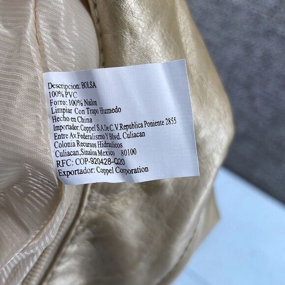 Vintage Shoulder Bag Medium Rainbow Vegan Leather Hobo Patchwork 80s‎ 90s Theme - Picture 8 of 8